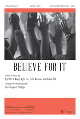 Believe for It SATB choral sheet music cover